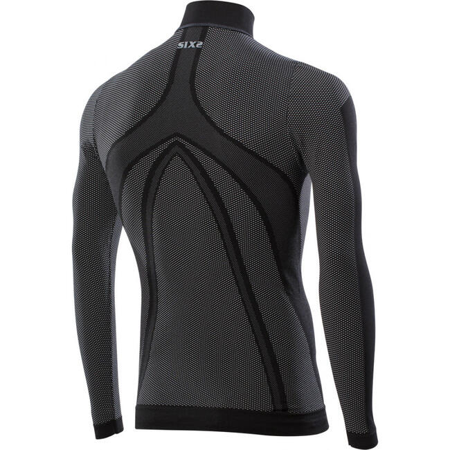 Maglia Termica Moto Black Carbon Six2 Unisex